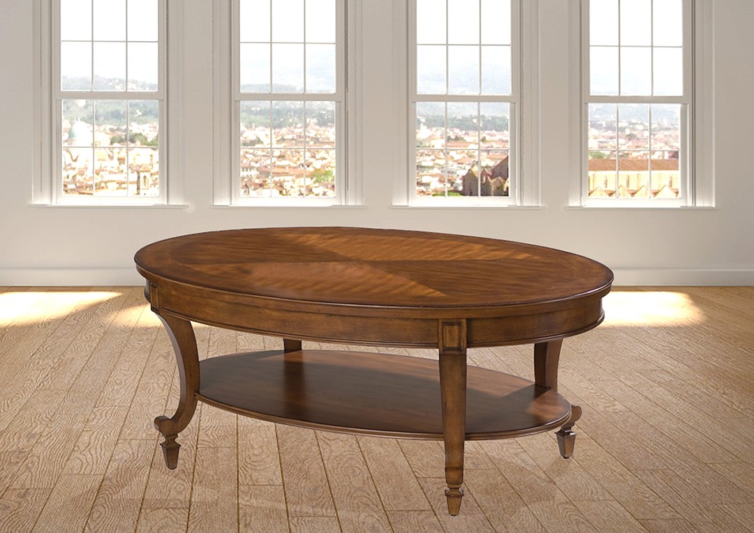 שולחן סלוני אובלי מעץ רילקסון דגם שארלוט