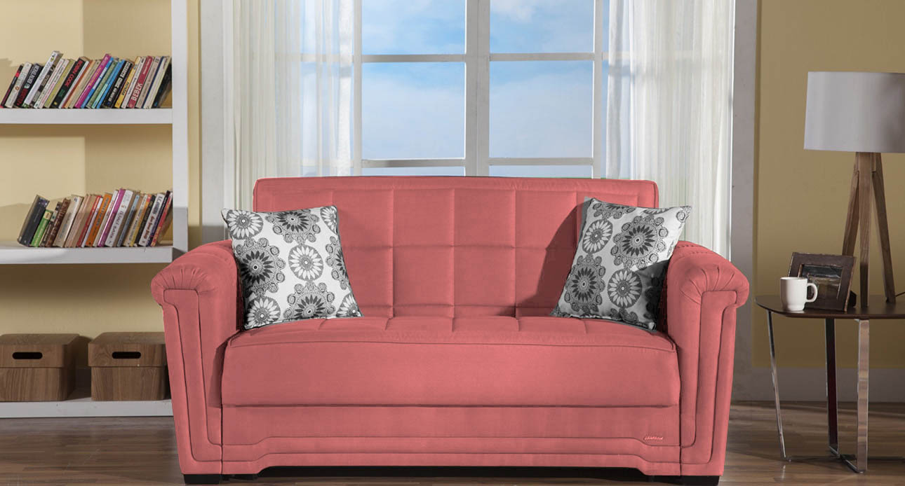 דו מושבי נפתח למיטה אסטוריה ורוד עתיק רילקסון