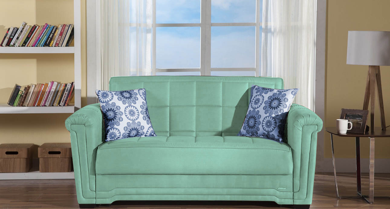 דו מושבי נפתח למיטה אסטוריה טורקיז רילקסון