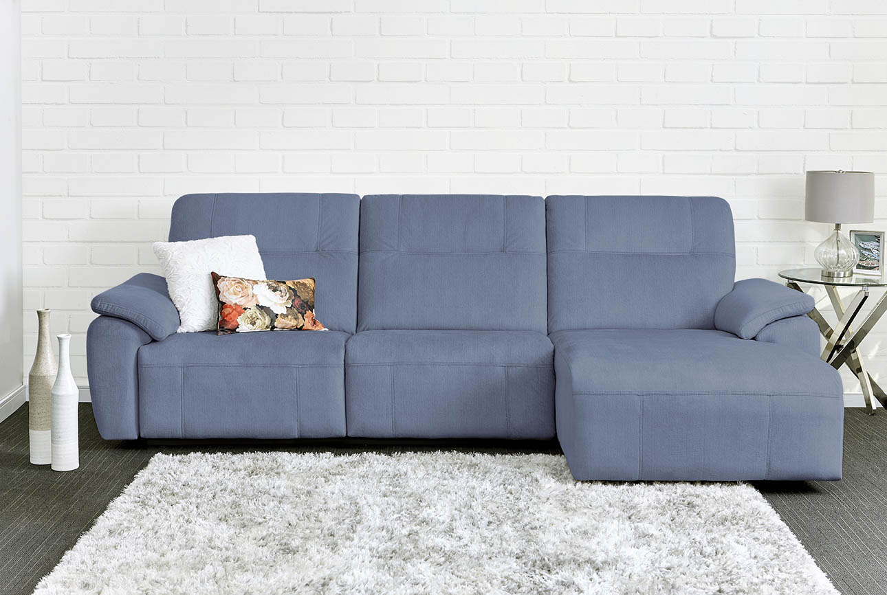 רילקסון קנדה ספה ארוכה עם ריקליינרים שזלונג 4007 - פטרול 61