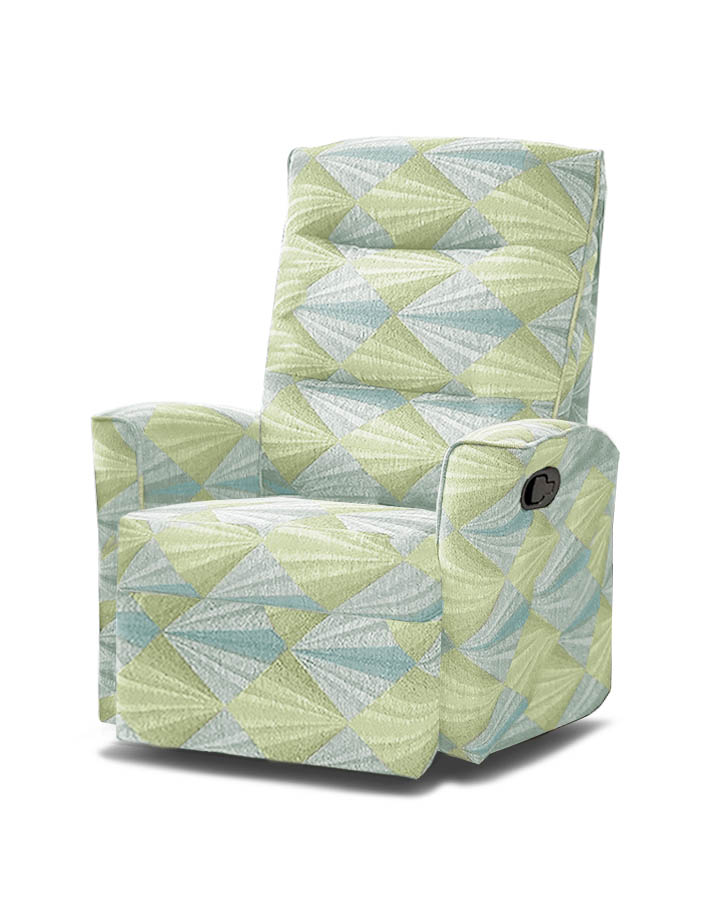 כורסת טלויזיה צרה במיוחד רילקסון קנדה בדי מעצבים LO342 ירוק טורקיז תכלת