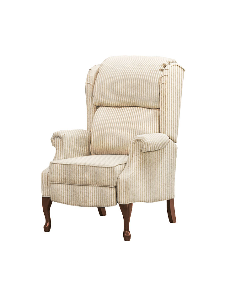 כורסת טלויזיה מעוצבת קלאסית פסים קרם רילקסון קנדה