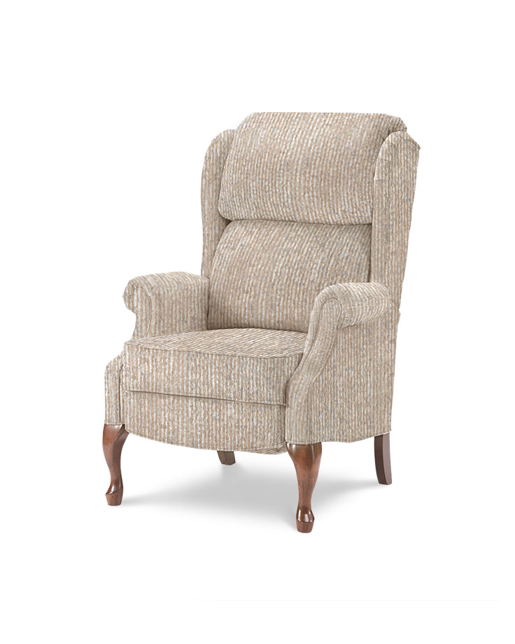 כורסת טלויזיה מעוצבת רילקסון קנדה דגם W פסים חום 4716-18