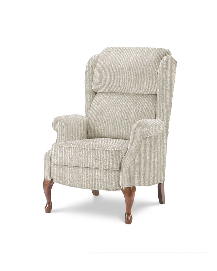 כורסת טלויזיה מעוצבת רילקסון קנדה דגם W פסים חום בהיר 4716-58