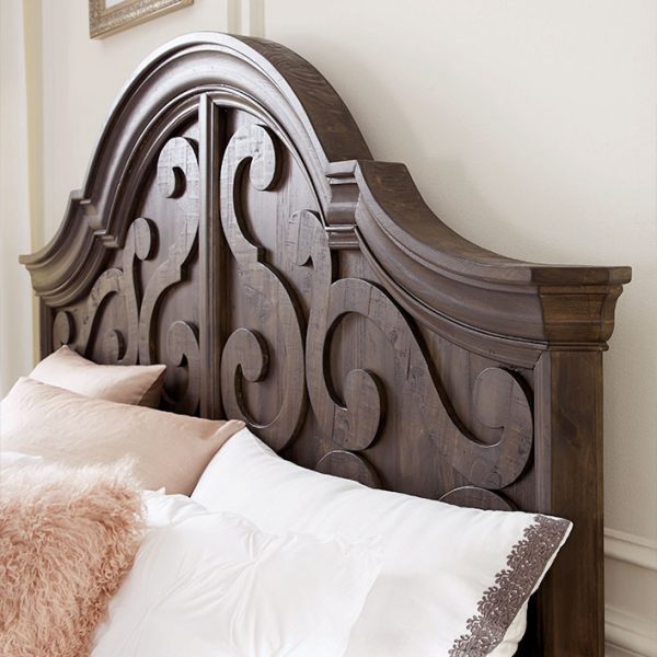 חדר שינה מפואר מעץ רילקסון סול חום (1)