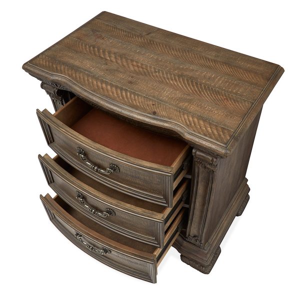 חדר שינה מפואר מעץ רילקסון קאנמור חום (12)