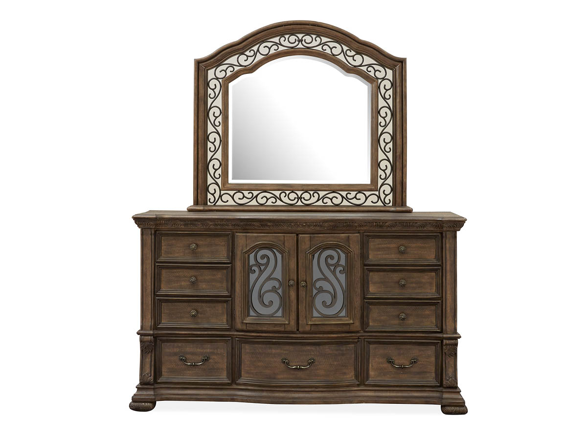 חדר שינה מפואר מעץ רילקסון קאנמור חום (21)