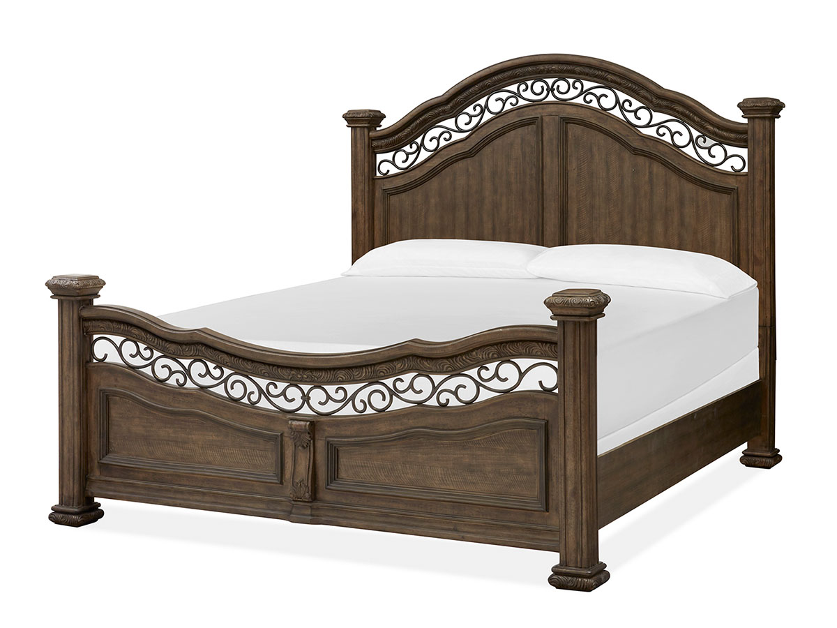 חדר שינה מפואר מעץ רילקסון קאנמור חום (5)