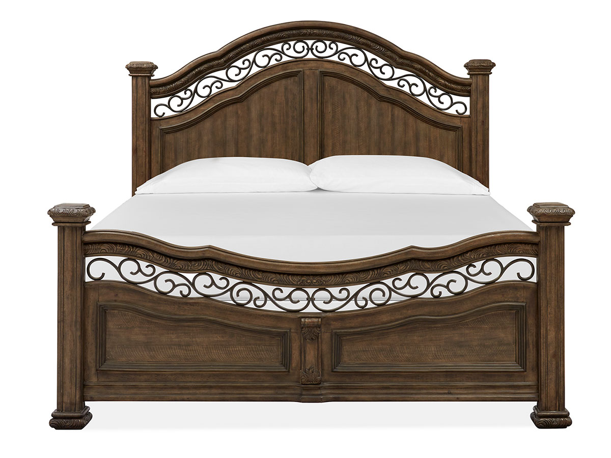 חדר שינה מפואר מעץ רילקסון קאנמור חום (6)