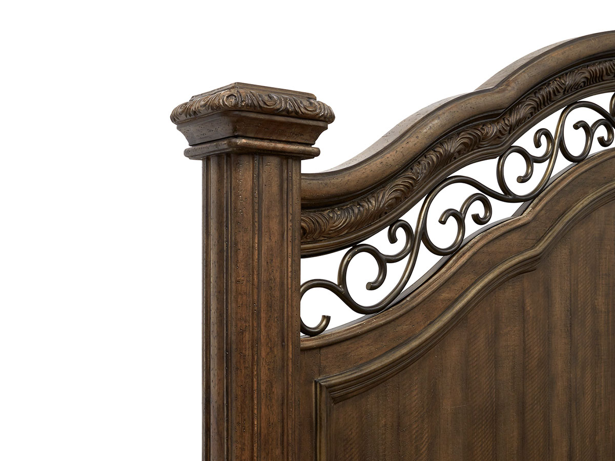 חדר שינה מפואר מעץ רילקסון קאנמור חום (7)