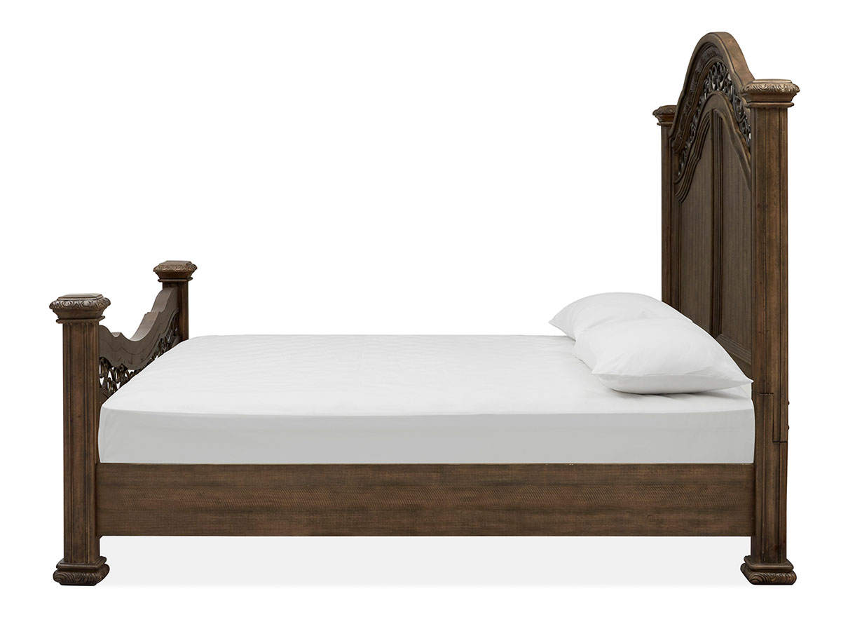 חדר שינה מפואר מעץ רילקסון קאנמור חום (8)