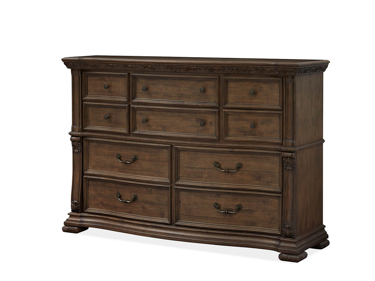 חדר שינה מפואר מעץ רילקסון קאנמור חום (9)