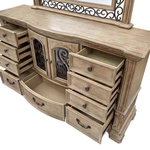 חדר שינה מפואר מעץ רילקסון קנדה קאנמור טבעי (19)