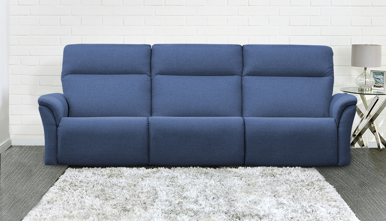 4098 רילקסון קנדה ספת 3 מטר כחול כהה ריקליינרים