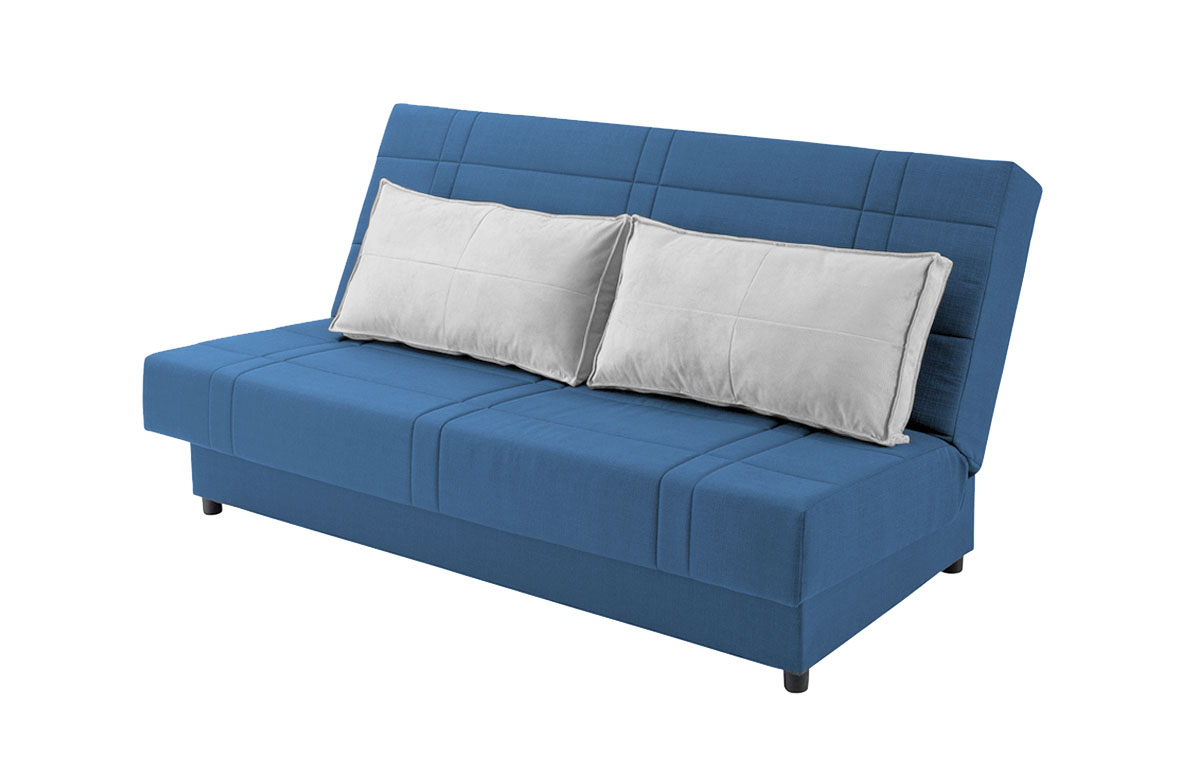 ספה דגם קליק כחול כהה נפתחת למיטה