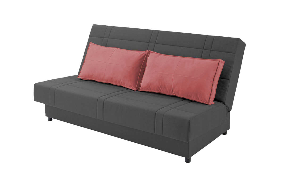 ספת קליק רילקסון אפור כהה ובורדו