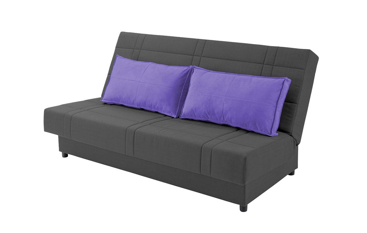 ספת קליק רילקסון אפור כהה וסגול