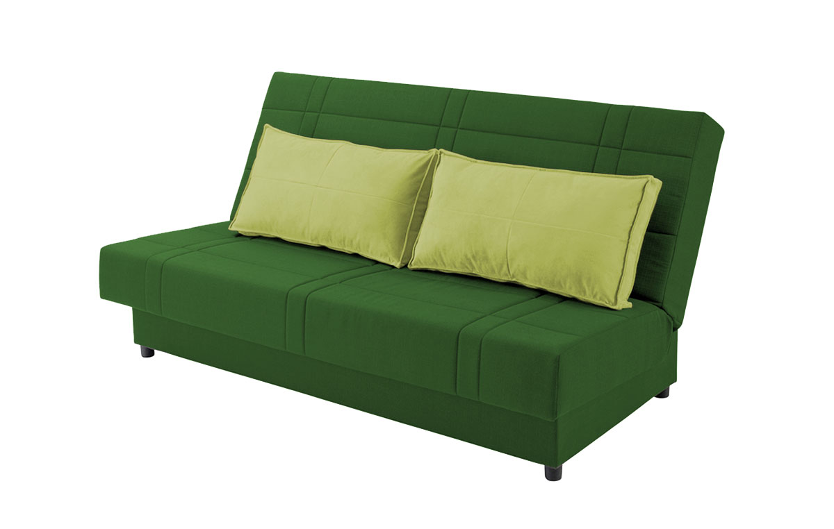 ספת קליק רילקסון ירוק בקבוק וירוק דשא