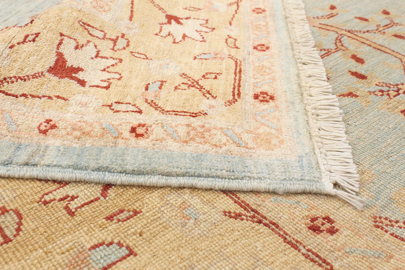 143497 רילקסון קנדה שטיח זיגלר יוקרתי כחול בהיר ורוד כתום 6