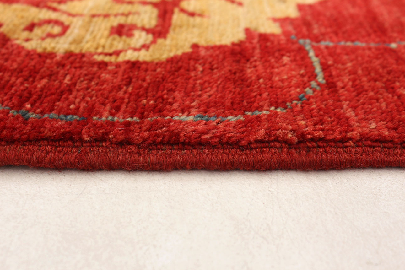 146421 רילקסון קנדה שטיח זיגלר יוקרתי אדום כתוב קרם 10