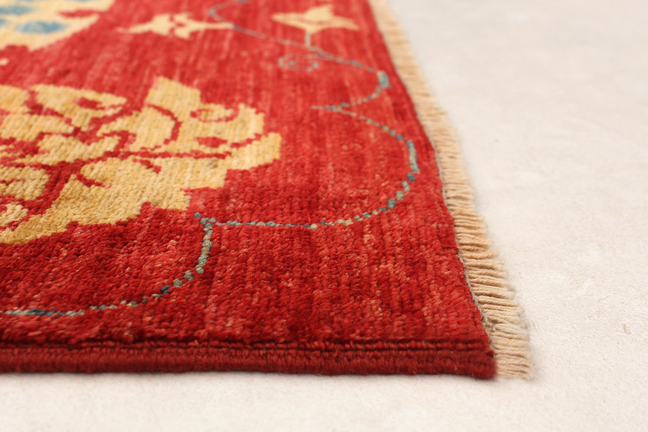 146421 רילקסון קנדה שטיח זיגלר יוקרתי אדום כתוב קרם 88