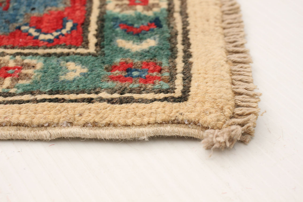 163464 רילקסון שטיח אפגני שבטי פרימיום כחול קרם אדום 45