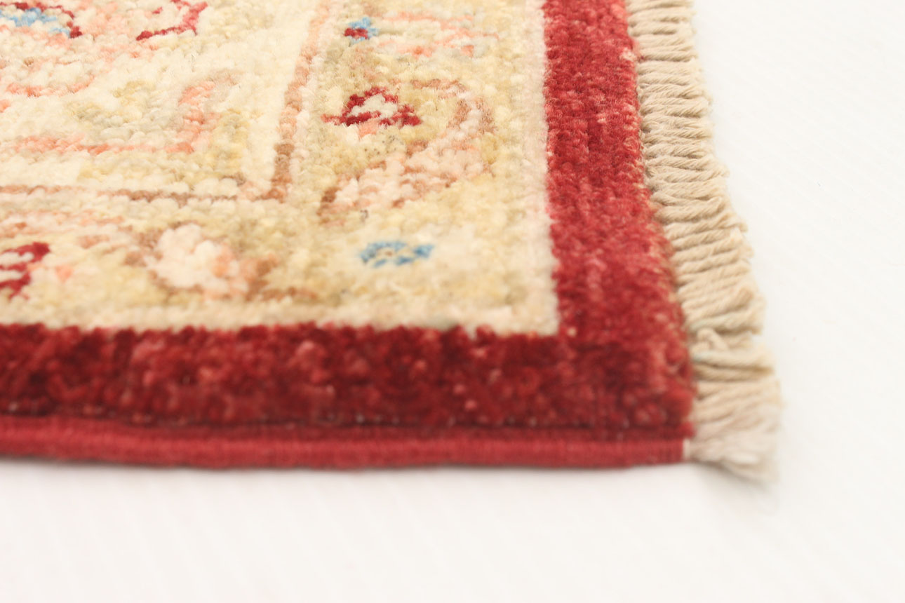 172983 רילקסון קנדה שטיח זיגלר מקורי צמר פרימיום בורדו קרם 58