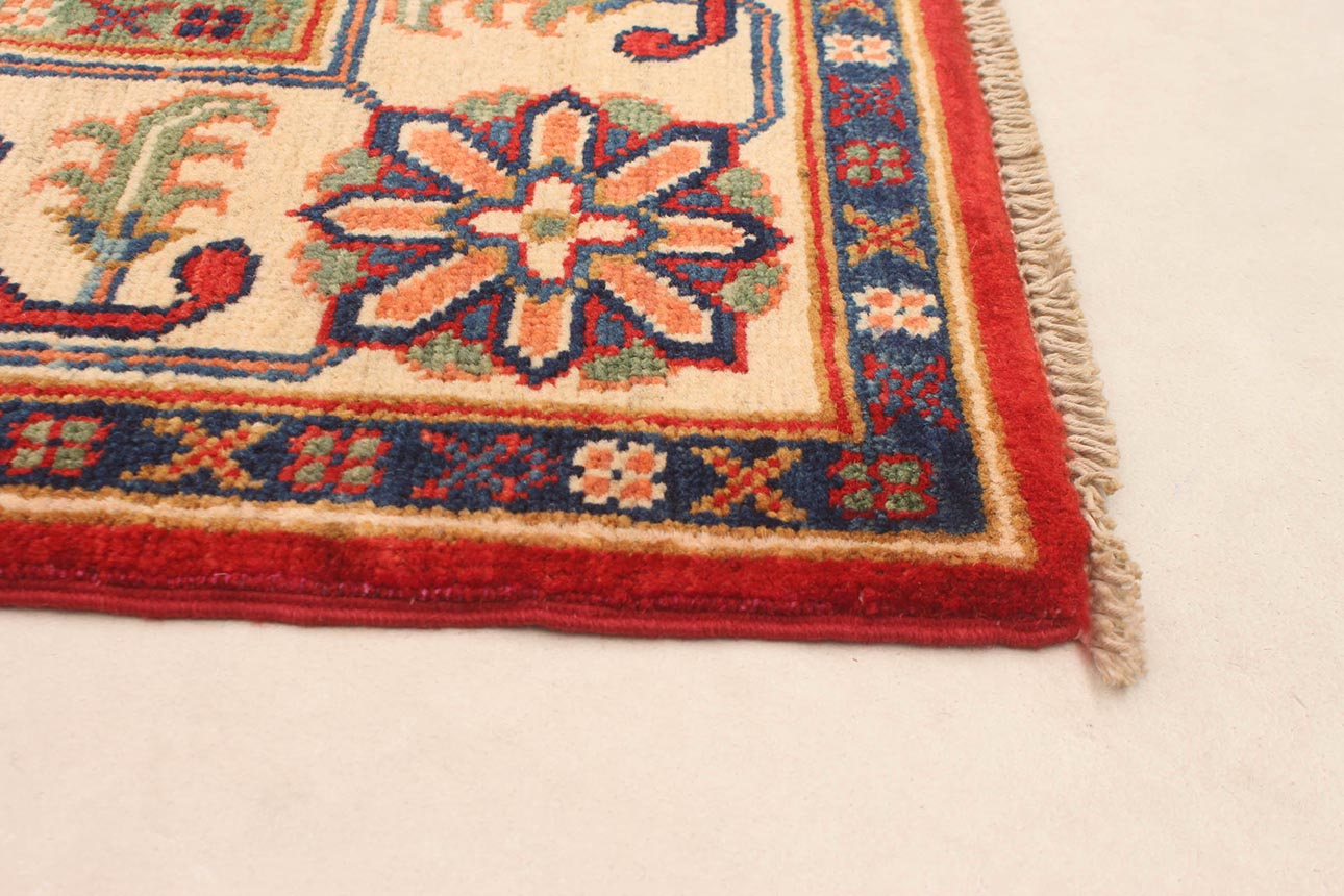 180148 רילקסון קנדה שטיח אפגן פרימיום בדוגמה שיבטית אדום כחול קרם 18