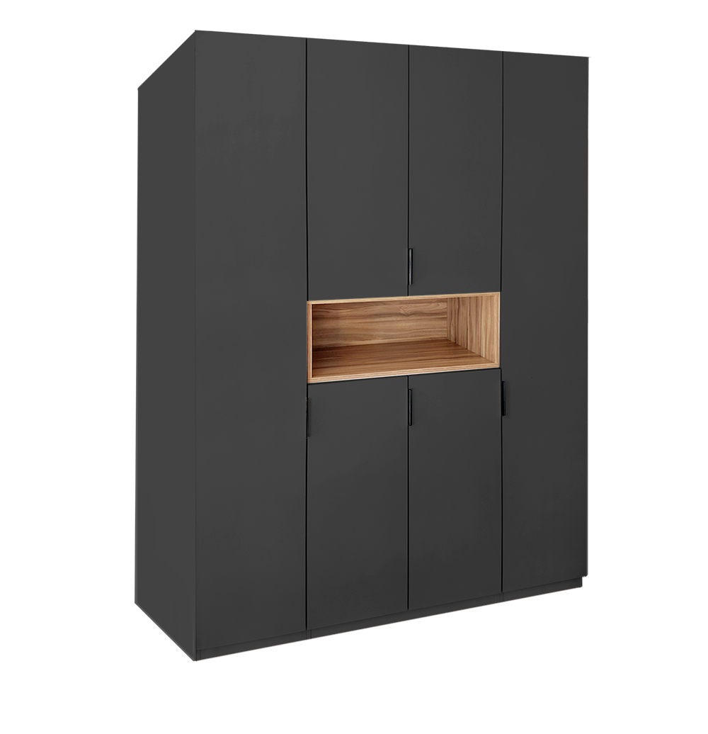 ארון דלתות פתיחה עם כוורת מרכזית