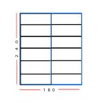 180 רוחב – 240 גובה – 2 דלתות – מידוף