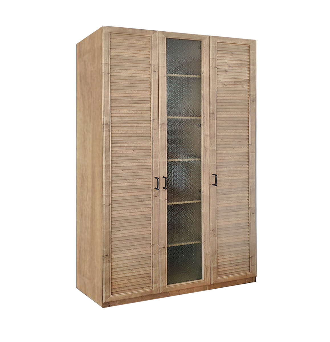 ארון תריס עם זכוכית רטרו