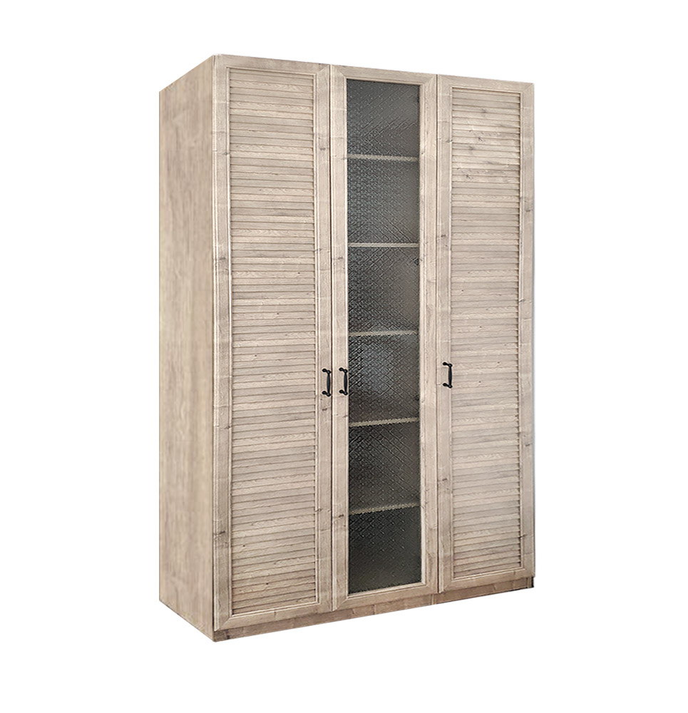 ארון תריס עם זכוכית רטרו