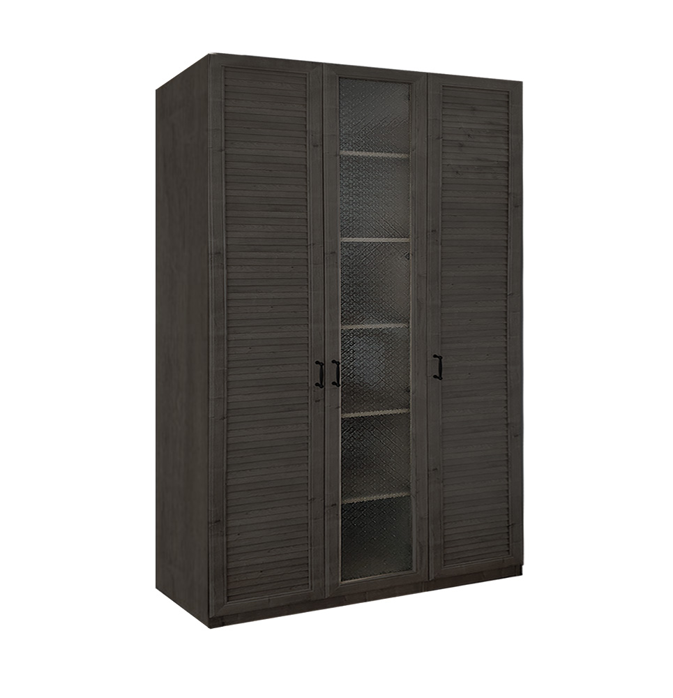 ארון תריס עם זכוכית רטרו