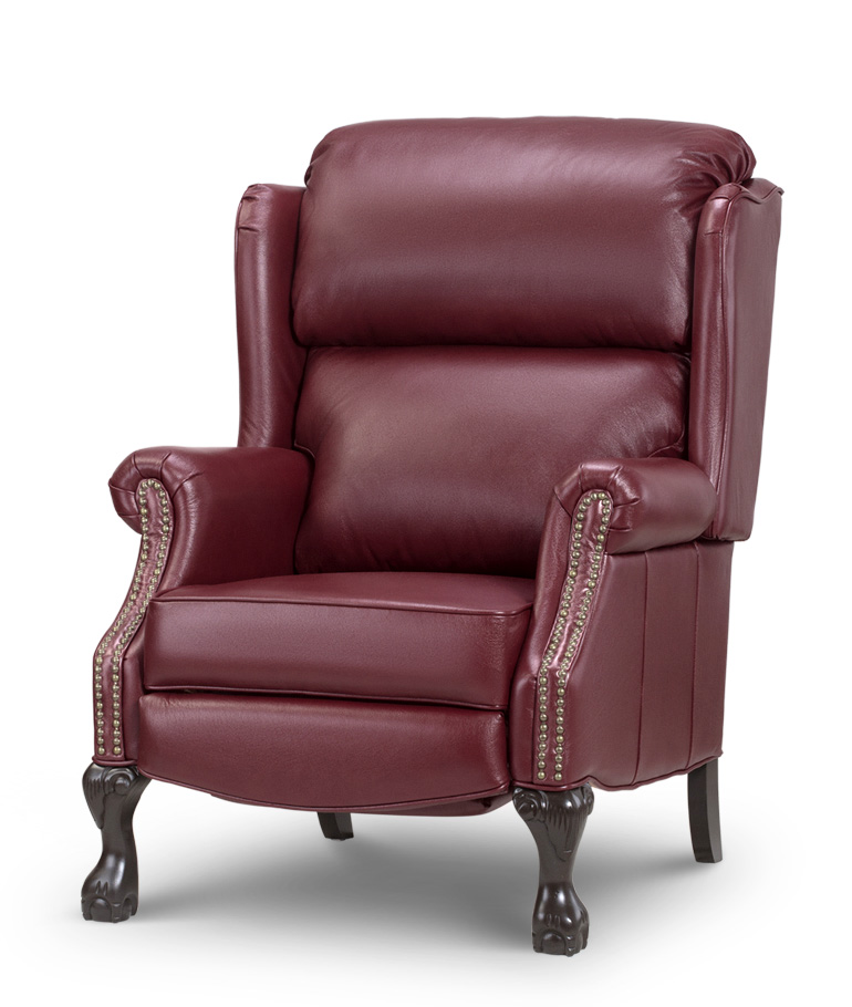 כורסת טלויזיה מעוצבת בעיצוב עתיק עור אמיתי רילקסון תוצרת קנדה רנסנס