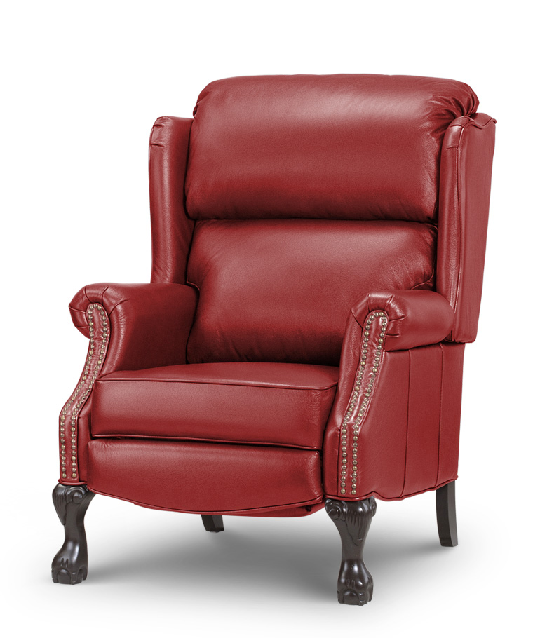 כורסת טלויזיה מעוצבת בעיצוב עתיק עור אמיתי רילקסון תוצרת קנדה רנסנס