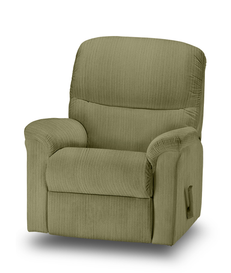 כורסת טלויזיה רילקסון תוצרת קנדה דגם 2040 מרווחת קורדרוי ירוק