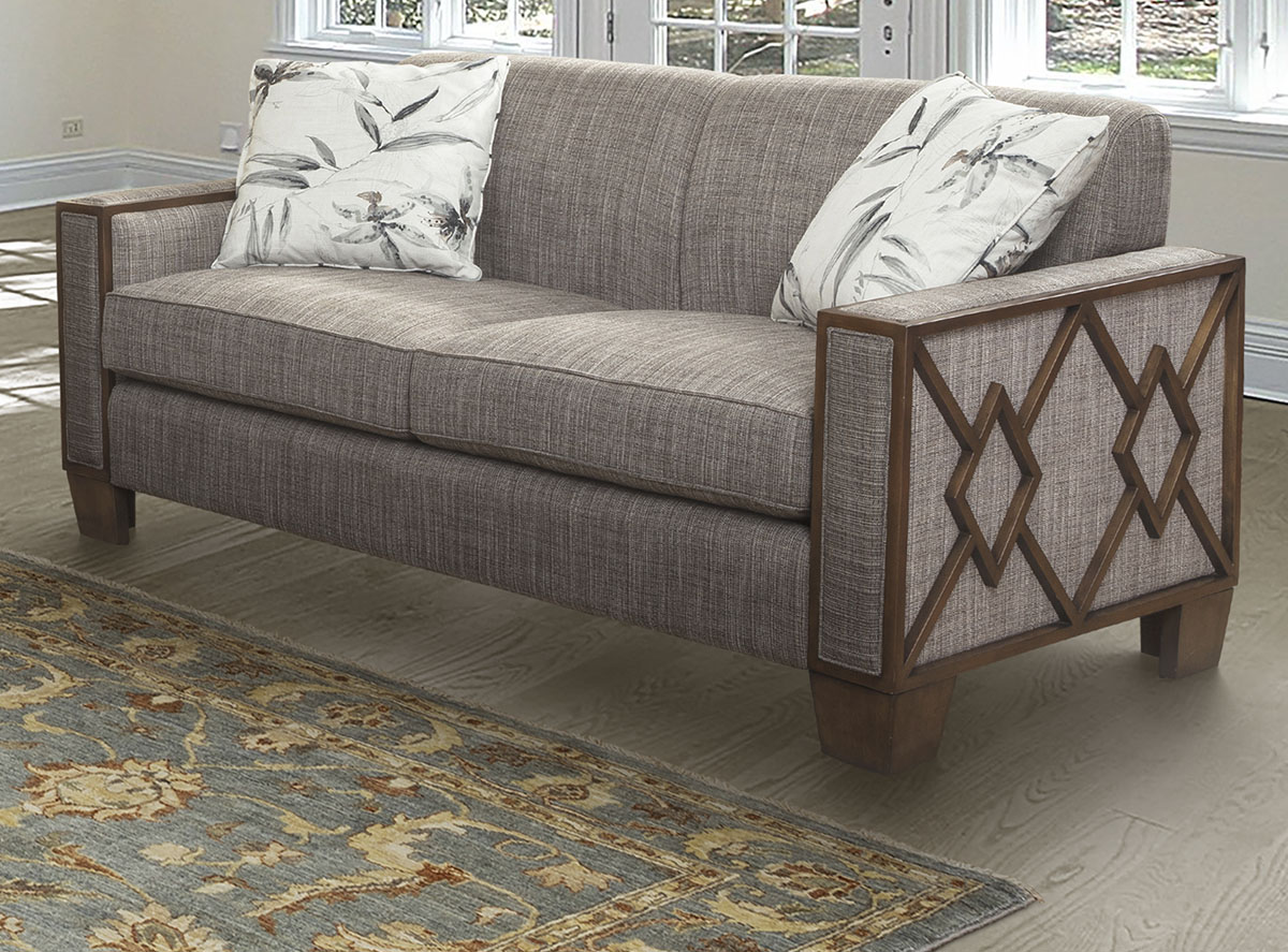 סלון ידיות עץ יוקרתי בעיצוב בוהו שיק רטרו, בהשראת החוף המערבי