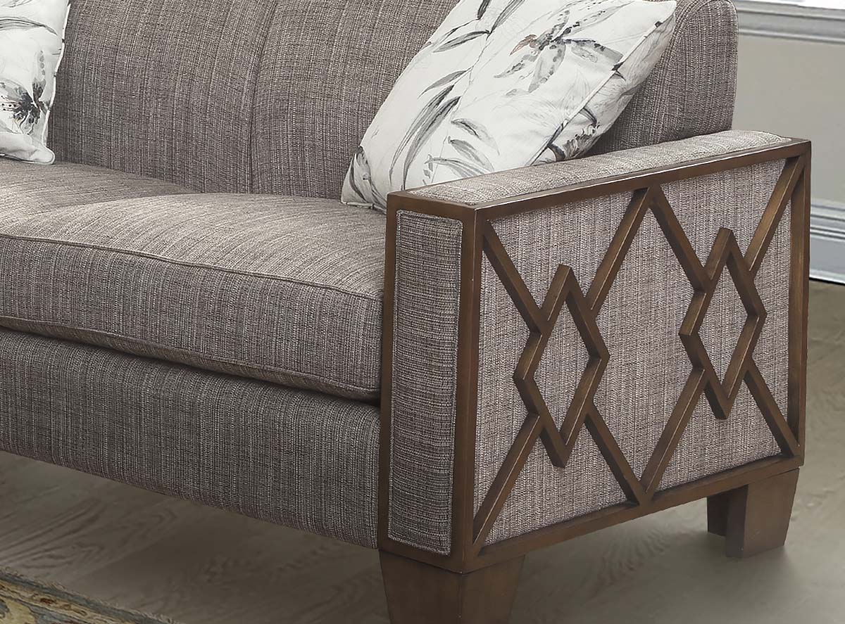 ספה מעוצבת מושבי נוצות סלון נוצות מרווח ספת רביצה יוקרתית רילקסון קנדה