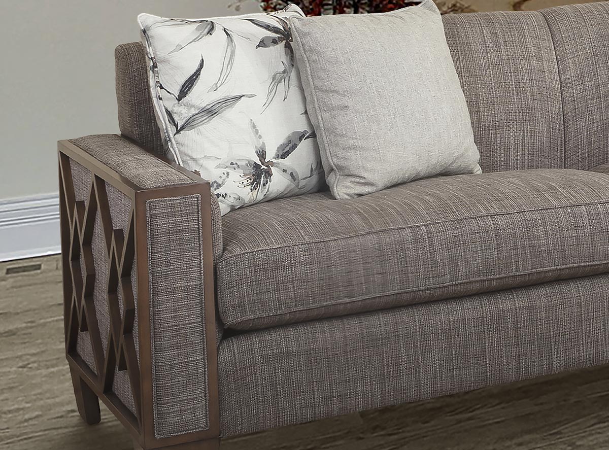 ספה מעוצבת מושבי נוצות סלון נוצות מרווח ספת רביצה יוקרתית רילקסון קנדה