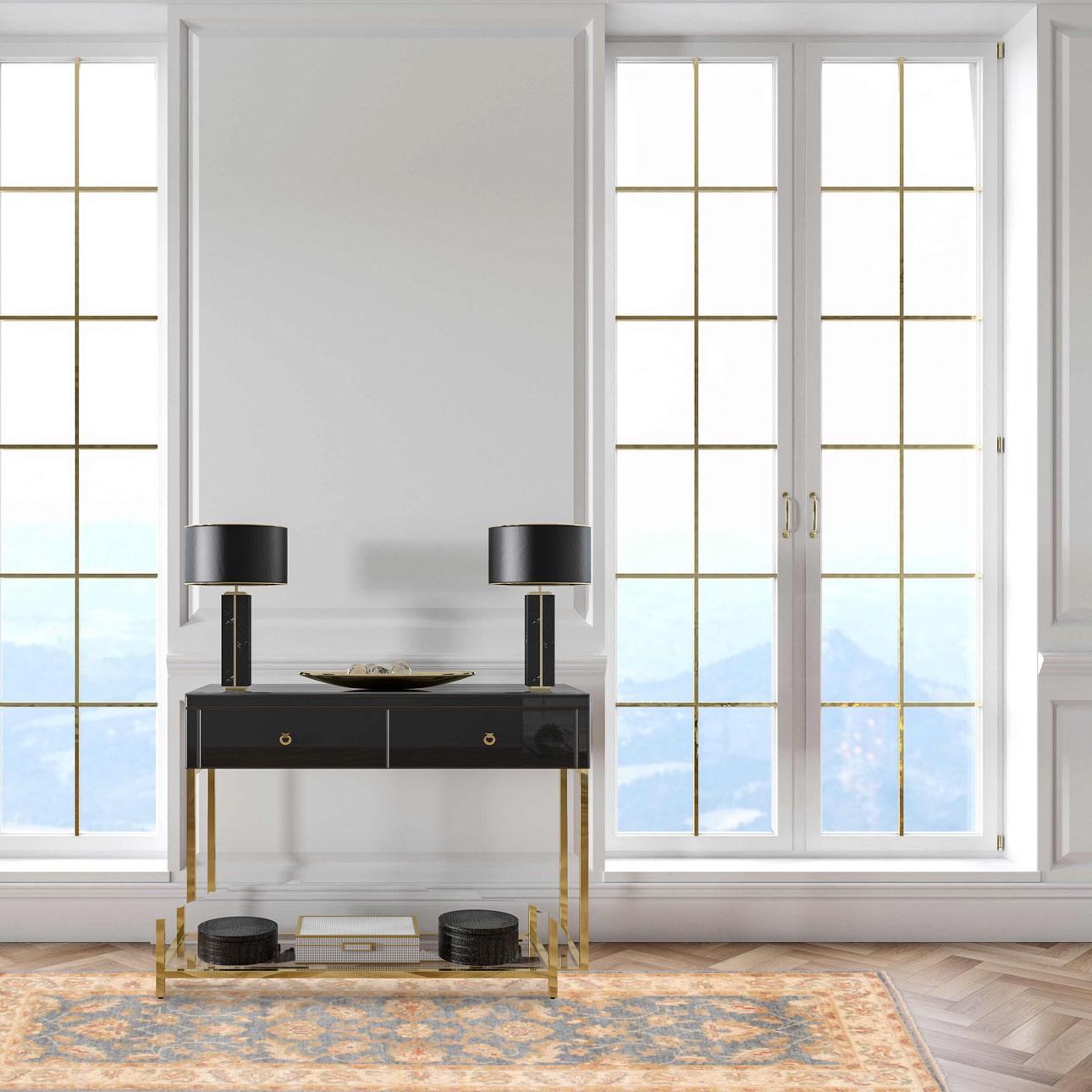 שטיח זיגלר פרימיום ראנר בצבעי כחול