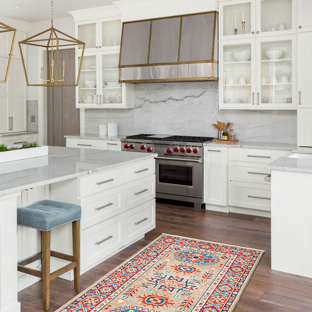 ראנר אפגאן פרימיום אפור אדום כחול