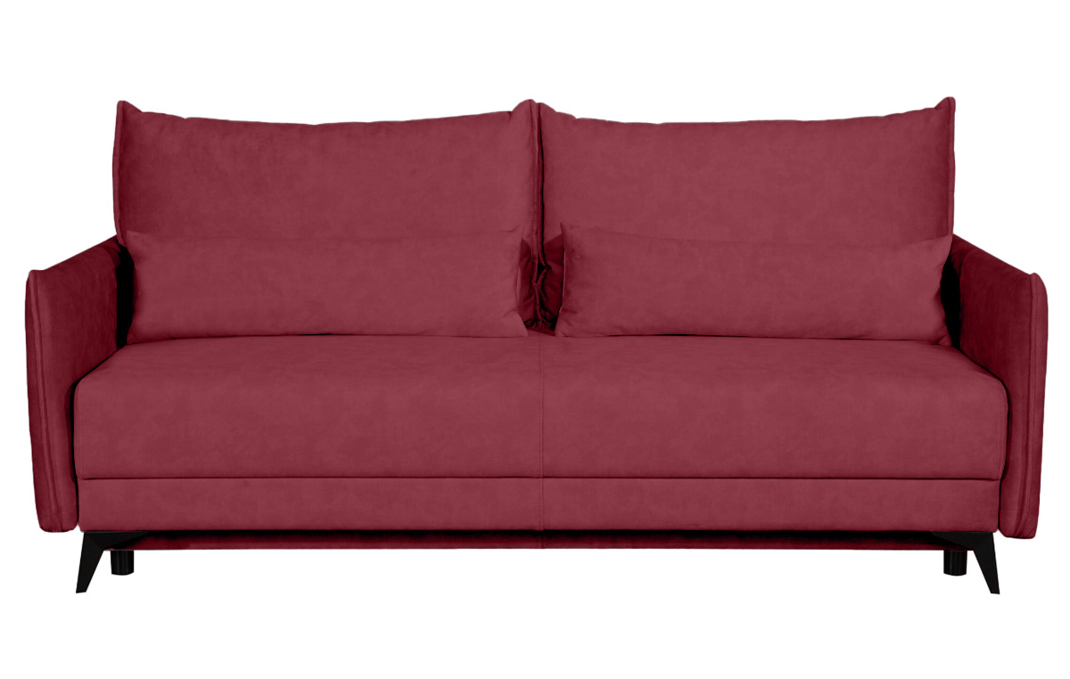 ספת תלת נפתחת למיטה זוגית דגם רובסון רילקסון בצבע אדום אמברה