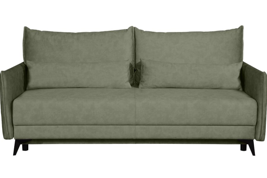 ספת תלת נפתחת למיטה זוגית דגם רובסון רילקסון בצבע ירוק עדין