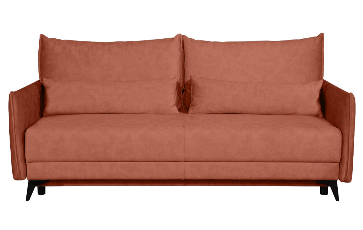 ספת תלת נפתחת למיטה זוגית דגם רובסון רילקסון בצבע כתום אדום