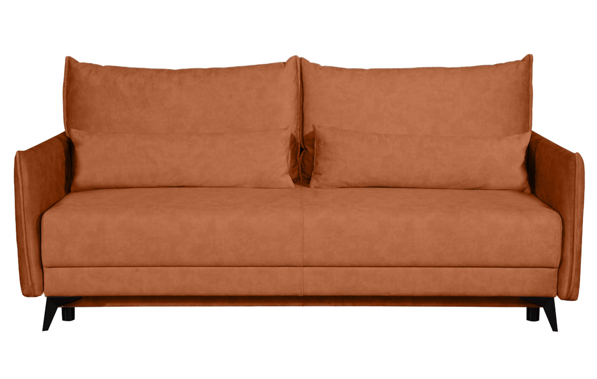 ספת תלת נפתחת למיטה זוגית דגם רובסון רילקסון בצבע כתום אמברה