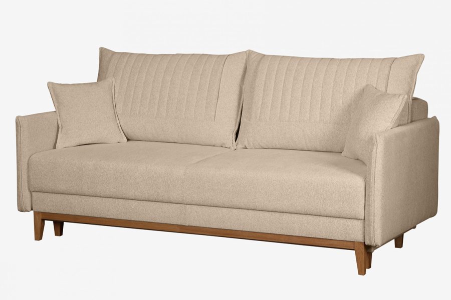 ספת תלת רילקסון נפתחת למיטה דגם בצבע בהיר