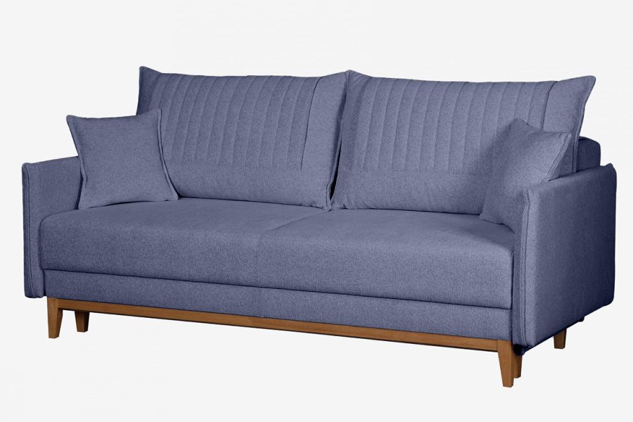 ספת תלת רילקסון נפתחת למיטה דגם בצבע פטרול