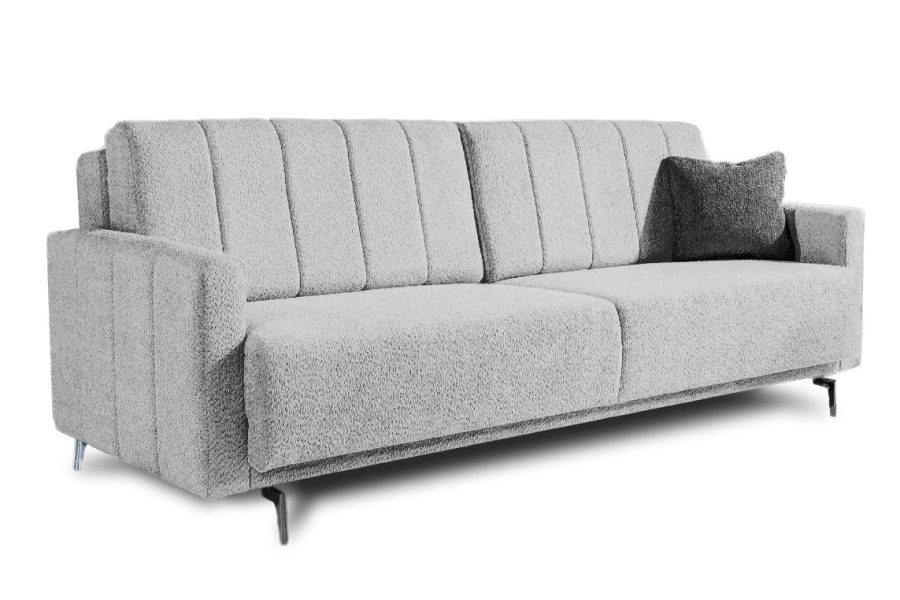 פרלה ספה נפתחת למיטה בצבע אפור בהיר