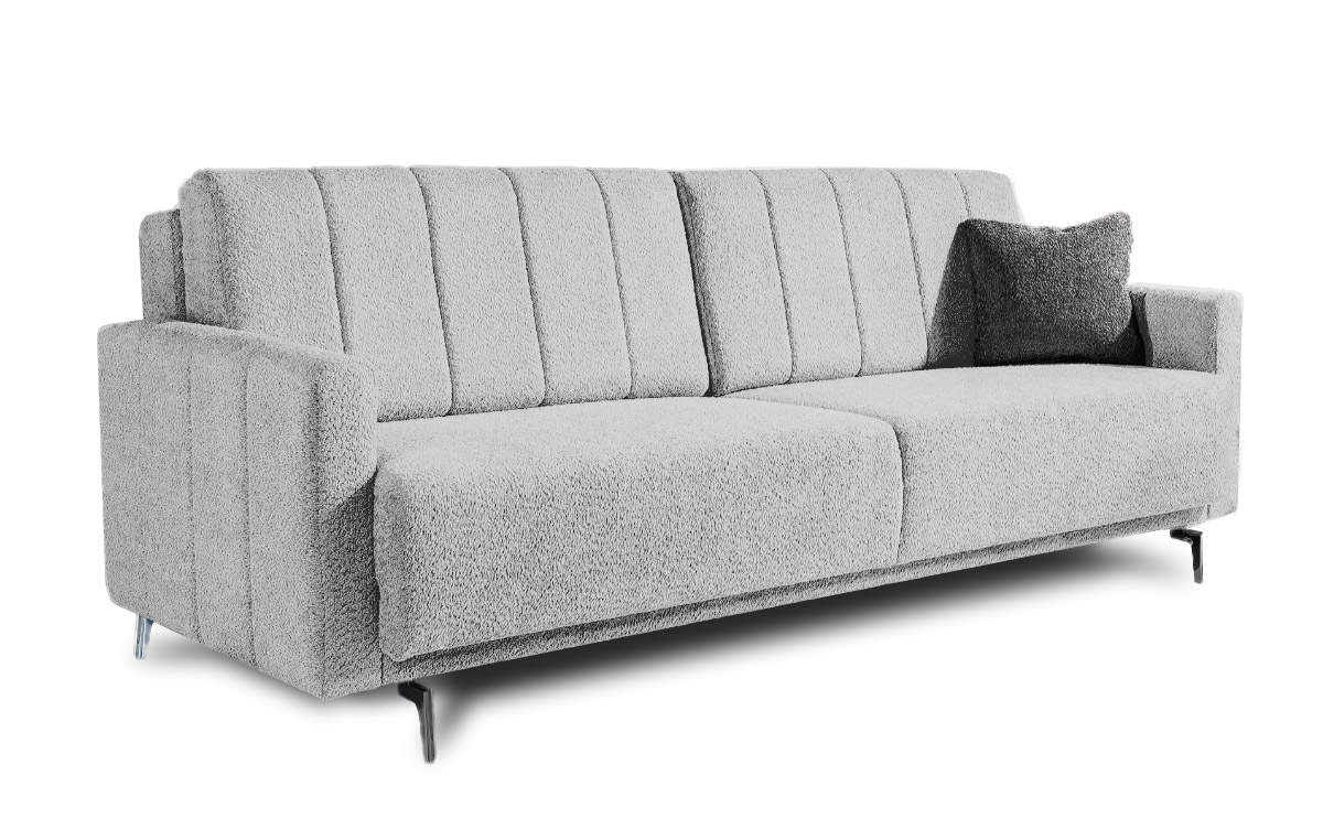 פרלה ספה נפתחת למיטה בצבע אפור בהיר