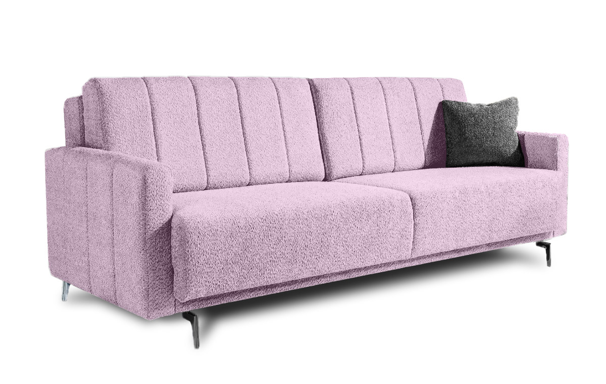 פרלה ספה נפתחת למיטה בצבע ורוד